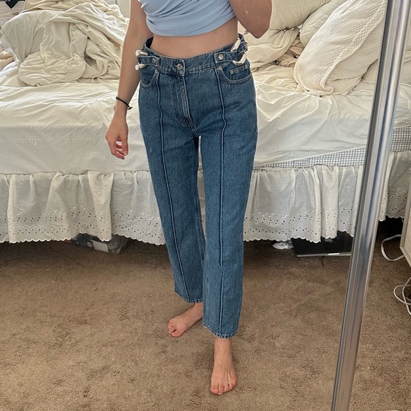 J.W. Anderson Chain Link Slim Fit Jeans - Picture 14 of 17